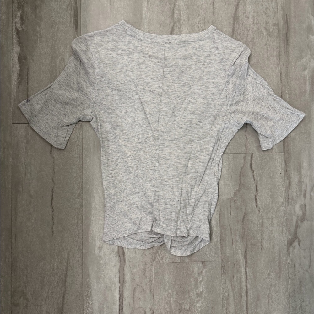 PINK Victoria's Gray and Black twist front tee bundle - Picture 3 of 5